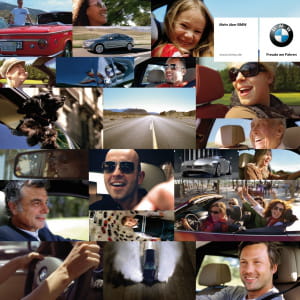 dans sa dernière campagne de publicité, bmw vante l'émotion de la conduite