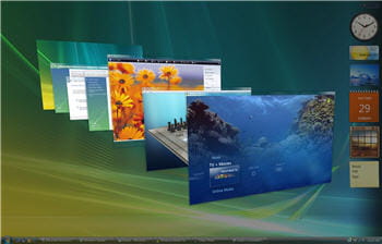 les effets de transition 3d sous vista