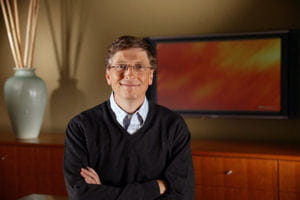 bill gates, le milliardaire le plus célèbre du monde.