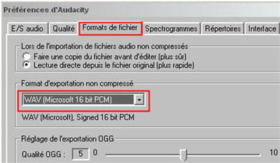 choisir 44100 hz pour une qualité cd audio ou 48000 hz pour du dvd audio
