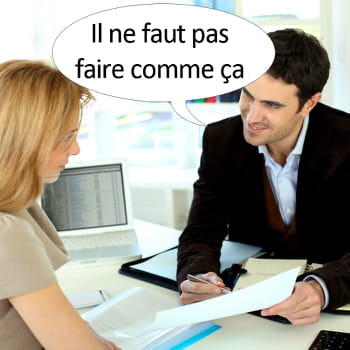 donner des directives au chef est un jeu dangereux.