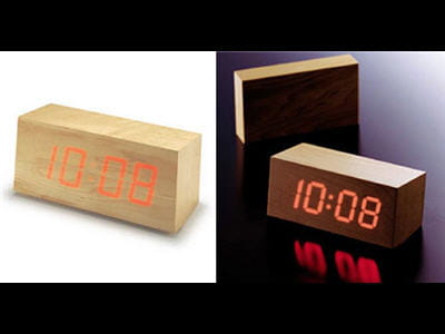 horloge en bois