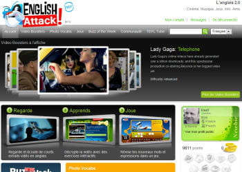 english attack propose d'améliorer son anglais à travers l'entertainment