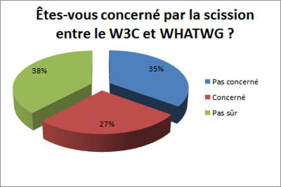 une partie des développeurs est préoccupée par une scission possible du standard