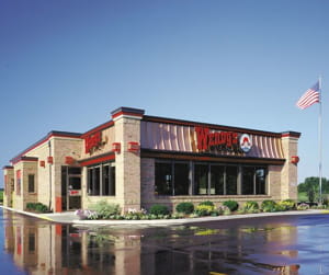 un restaurant wendy's.