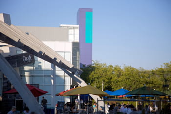 terrasse à mountain view, où se trouve le siège de google.
