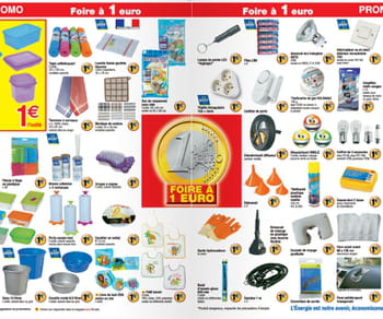 dans les foires à un euro, on trouve souvent des produits dont le vrai prix ne