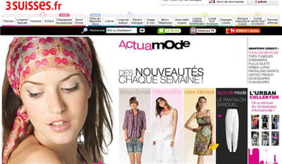 actuamode, la rubrique nouveautés de 3 suisses, alimentée toutes les semaines