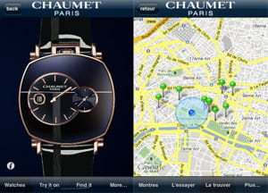 l'application iphone de chaumet