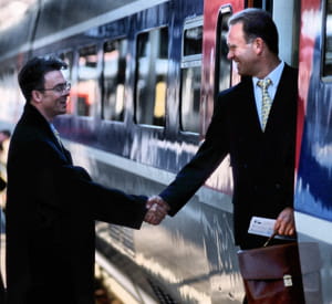 l'entretien ne se termine qu'une fois que vous êtes monté dans le train.