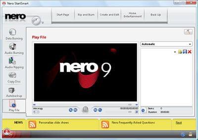 nero 9 est la référence des logiciels de gravure payant