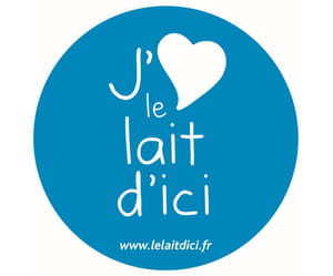 le logo lait d'ici.