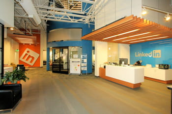 le siège de linkedin à mountain view, dans la silicon valley.