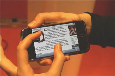l'usage en entreprise de l'iphone est déconseillé par le cabinet forrester.