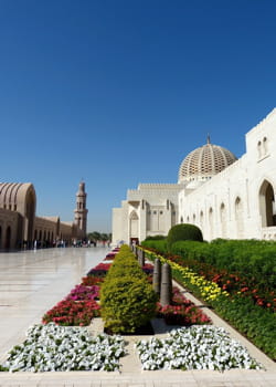 la grande mosquée du sultanat d'oman.