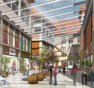 le centre commercial les passages pasteur à besançon comprendra 23 boutiques