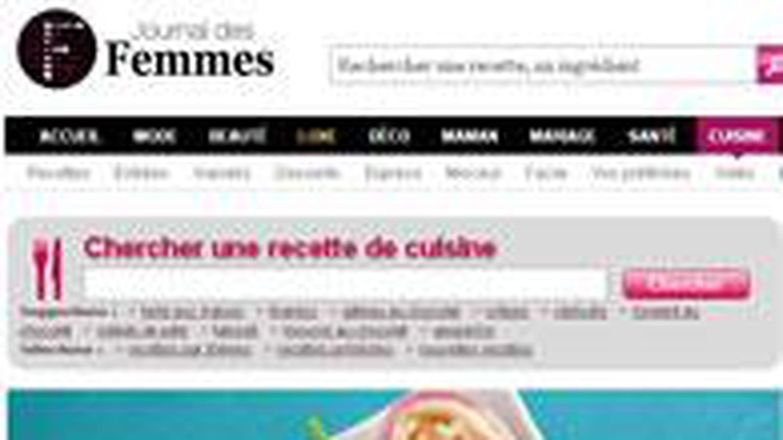 Le Journal des Femmes Cuisine