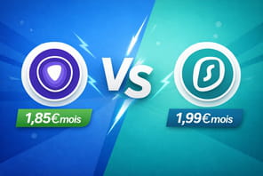 PureVPN (1,85&nbsp;&euro;/mois) vs Surfshark (1,99&nbsp;&euro;/mois)&nbsp;: le vrai bon plan &agrave; moins de 2&nbsp;&euro;