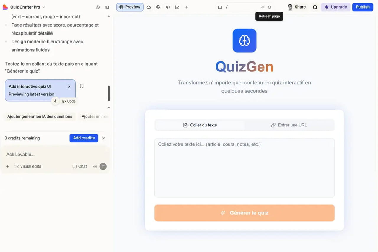 Tutoriel : comment créer une application web avec Lovable