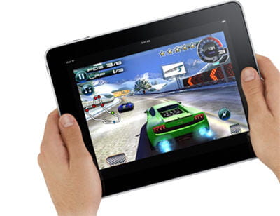 l'ipad est présenté comme une plate-forme de jeu...