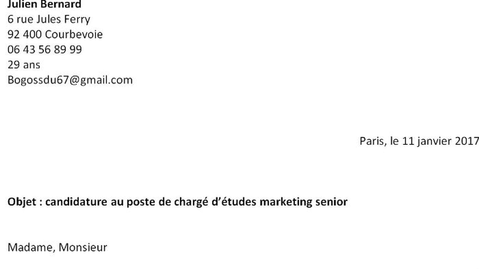 Adresse mail