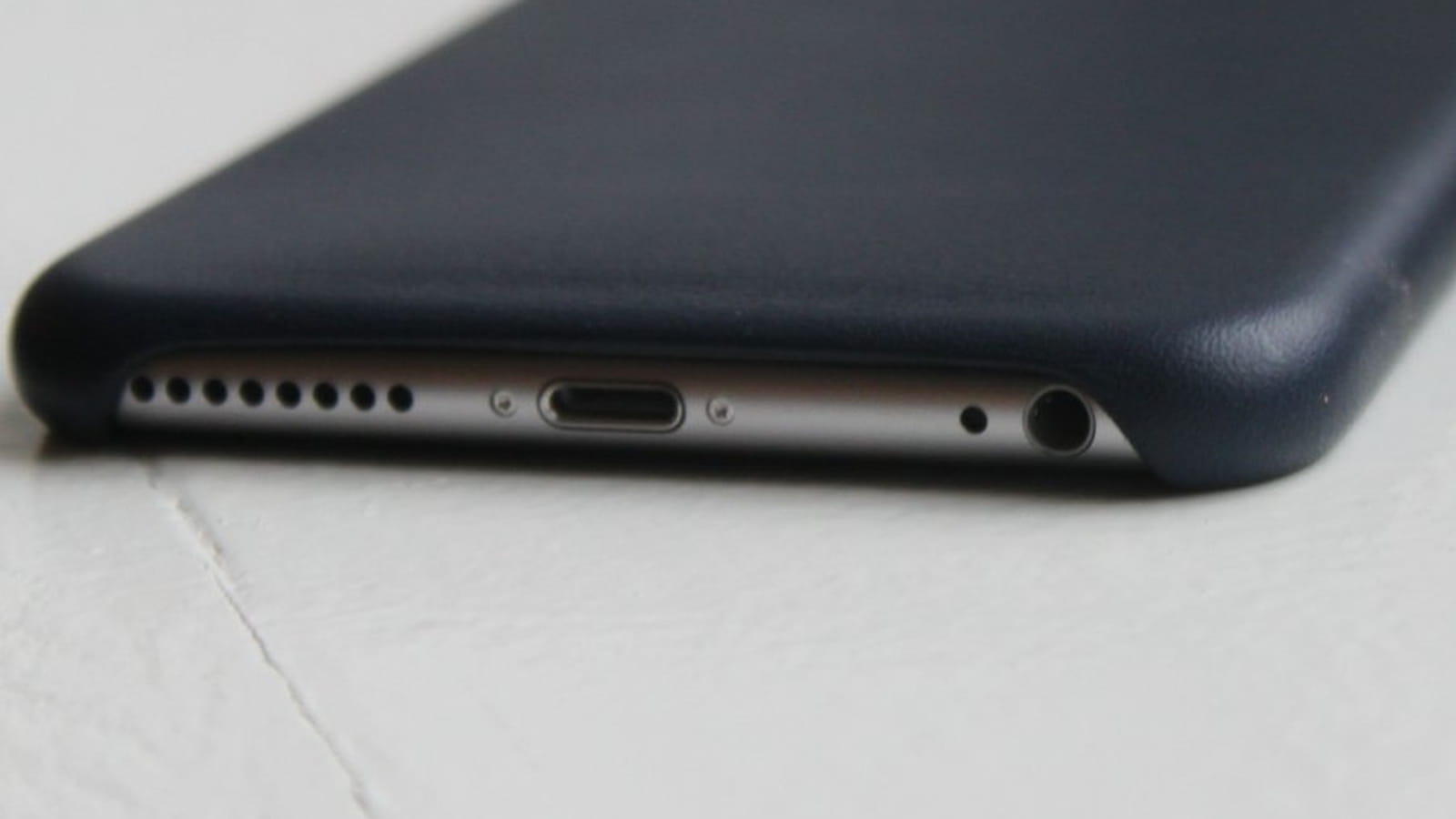 Etui en cuir d'Apple