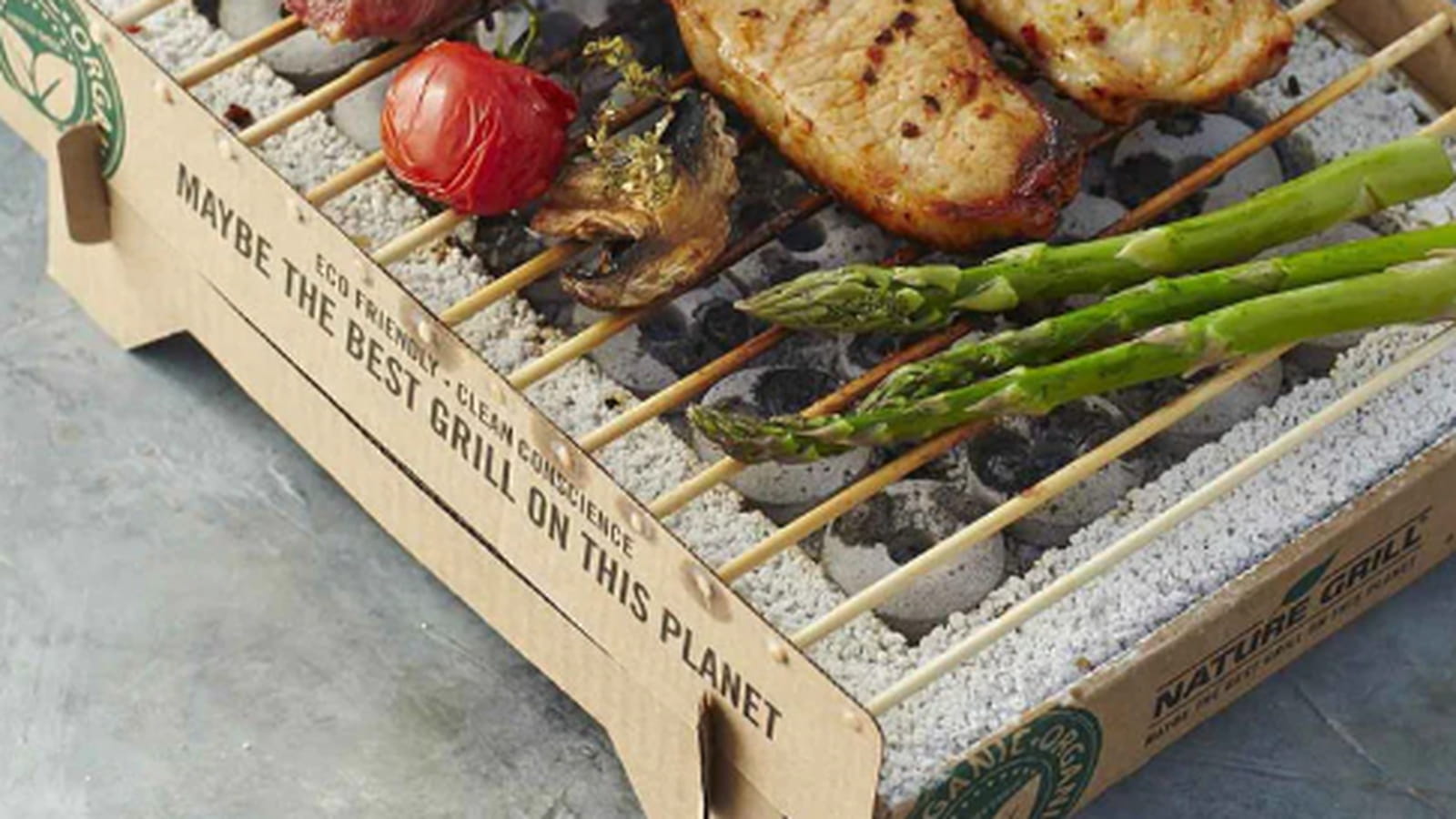 Barbecue biodégradable