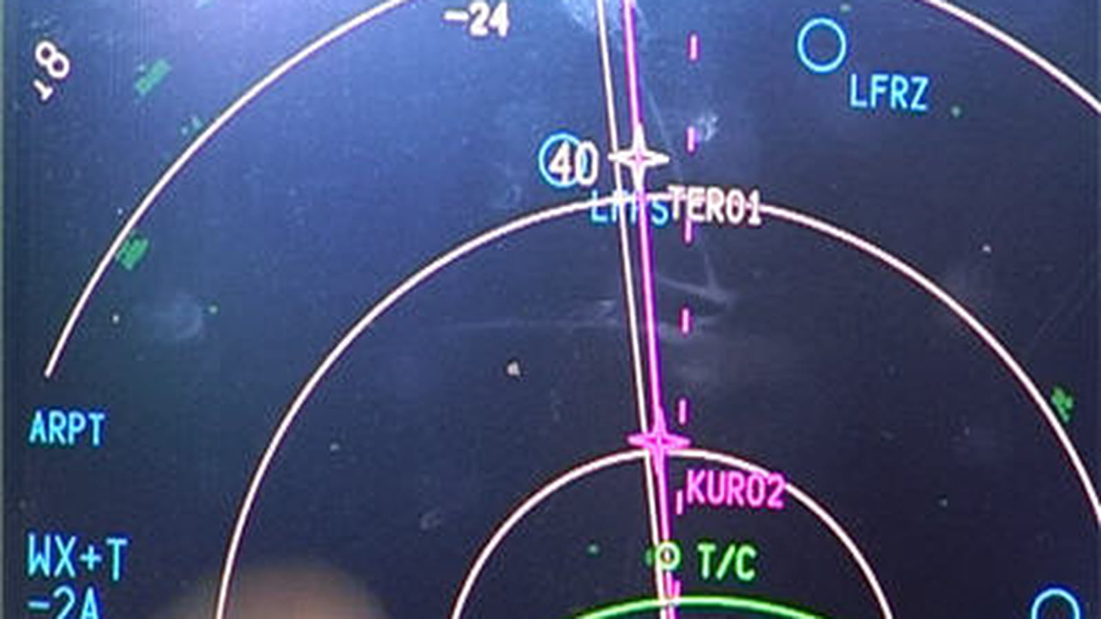 Avion en approche