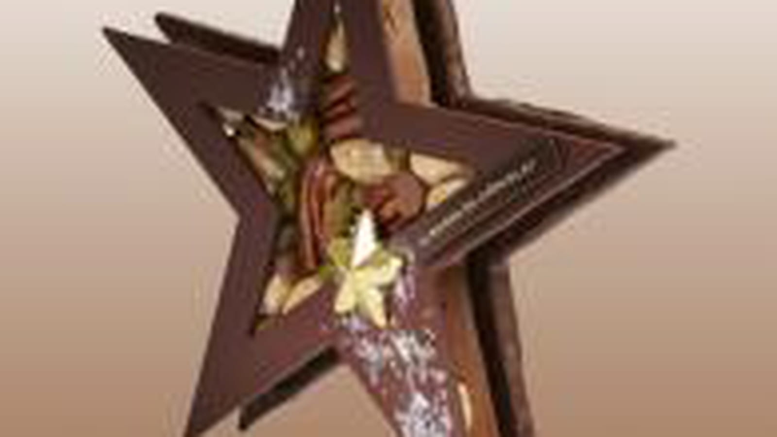 Etoile en chocolat