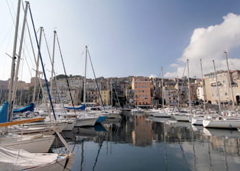 le vieux port de bastia.