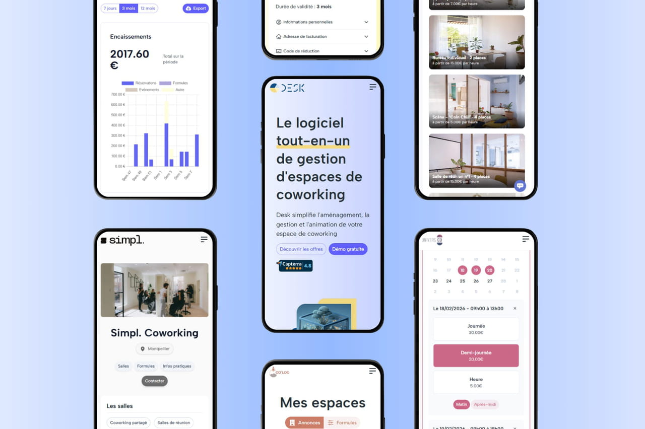 Desk lève près d'un million d'euros pour son logiciel de gestion d'espaces de coworking