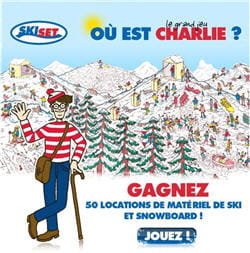 la campagne de communication développée pour le compte de l'enseigne skiset