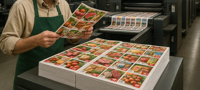 La grande distribution tra&icirc;ne encore &agrave; privil&eacute;gier le digital pour ses catalogues
