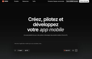 On a créé une application mobile en 10 minutes avec MWM AI