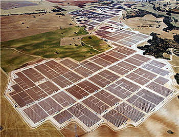 cette installation est visible depuis l'espace par les satellites