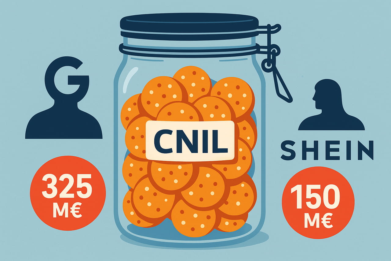 La Cnil inflige des amendes massives à Google et Shein pour non-respect des règles sur les cookies