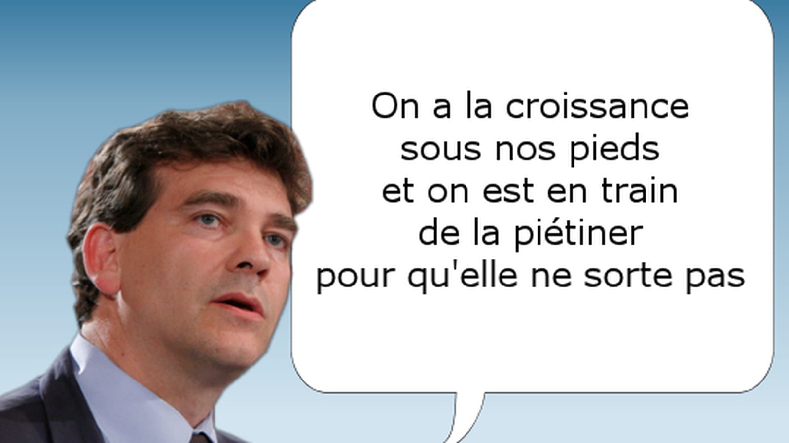 La croissance piétinée