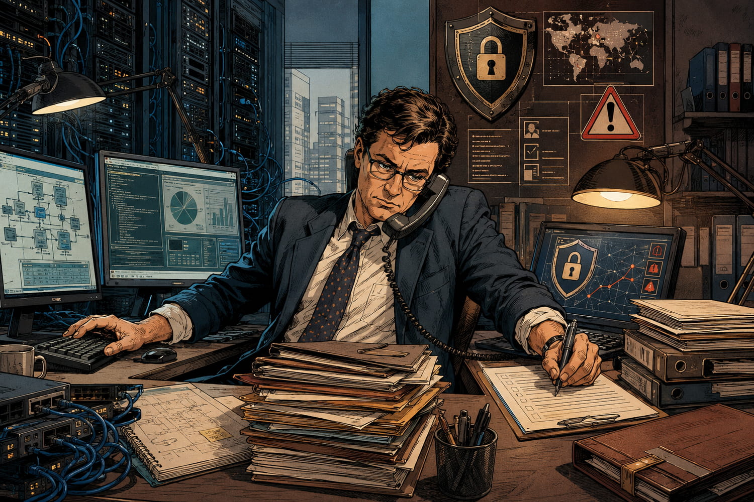 DSI le jour, RSSI la nuit : les responsables IT des PME contraints de cumuler les rôles