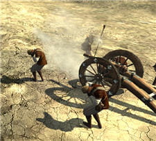 l'artillerie joue un rôle majeur