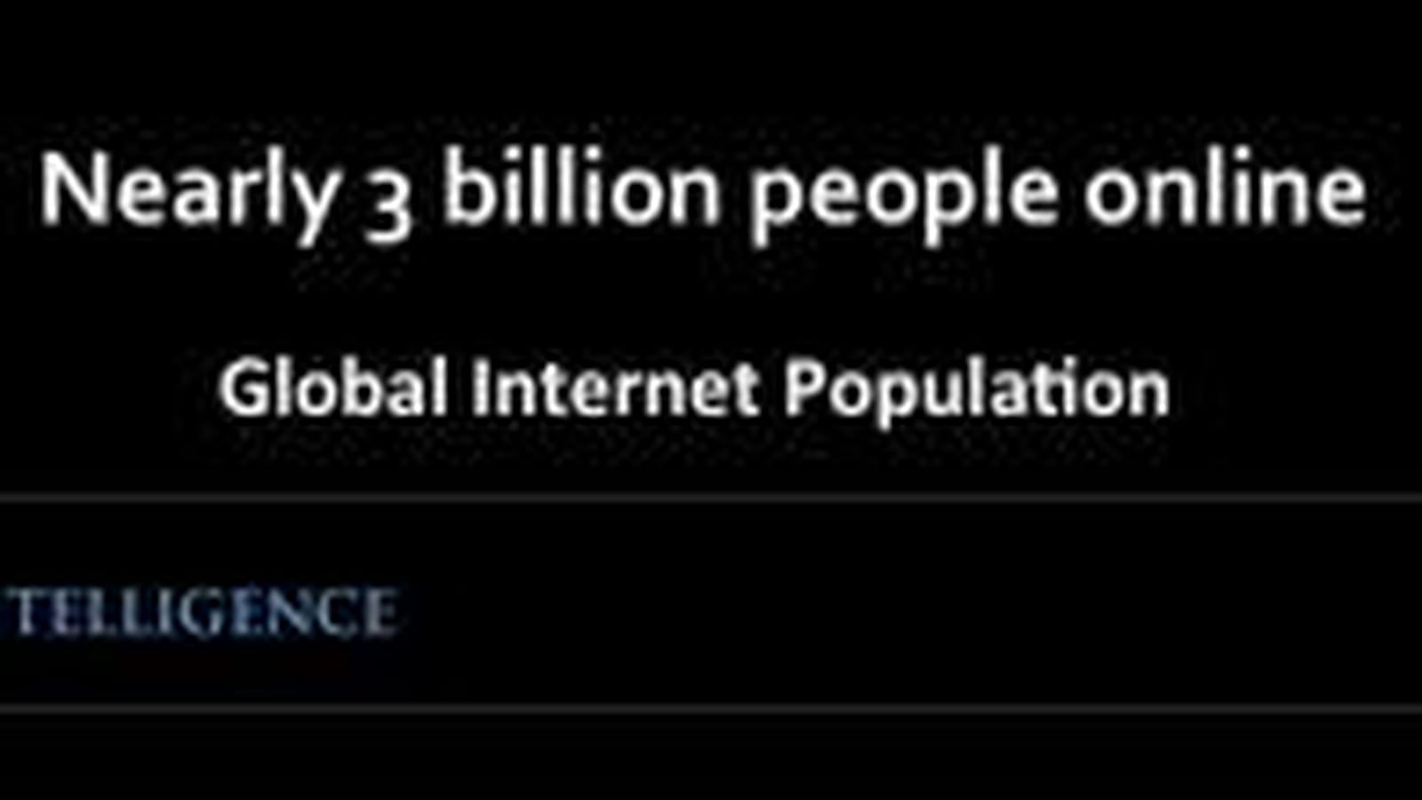 3 milliards d'internautes