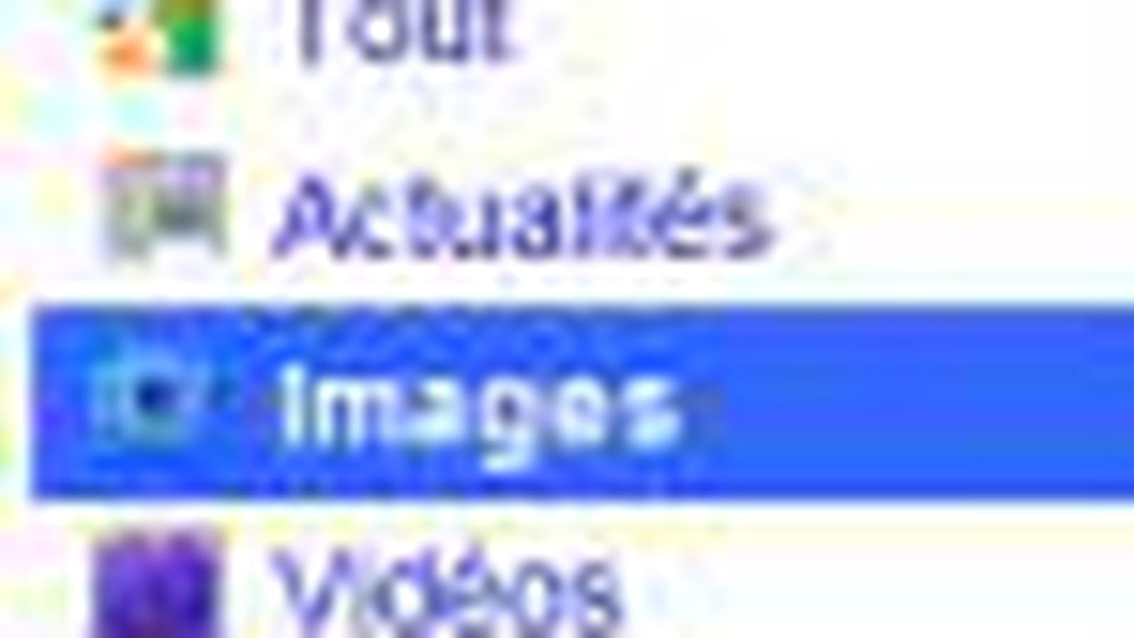 Types de recherche