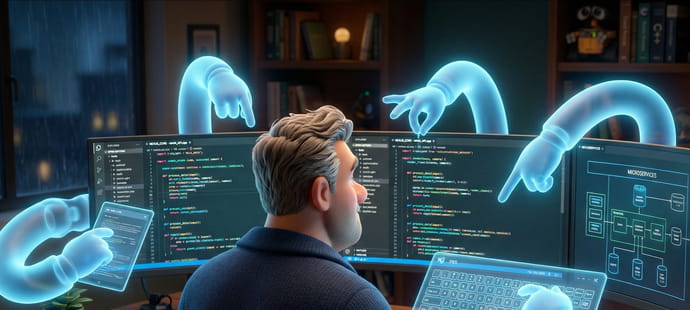 Ce que les d&eacute;veloppeurs seniors font vraiment avec l'IA g&eacute;n&eacute;rative