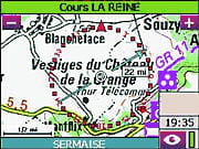 la navigation sur le gps evadeo v1 