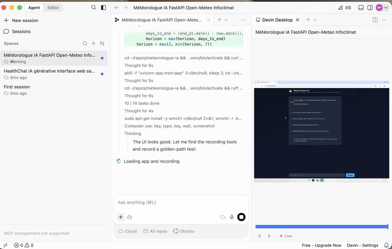 Test de Devin Desktop (ex Windsurf) : peut-il remplacer Claude Code ou Codex ?