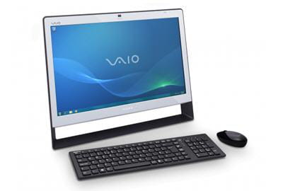 le sony vaio vpcj12m1e, ordinateur de bureau tout-en-un.