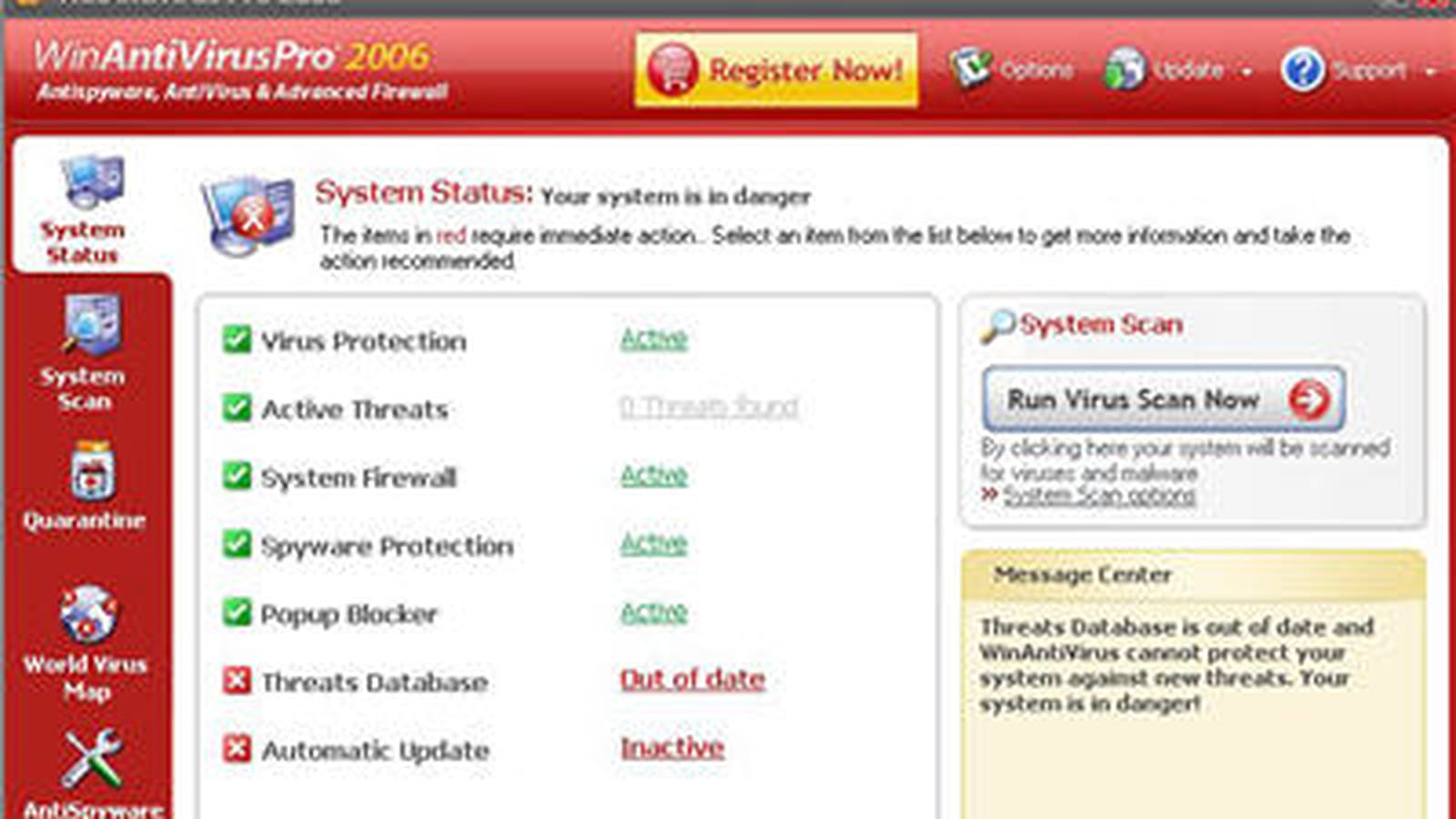 Faux antivirus