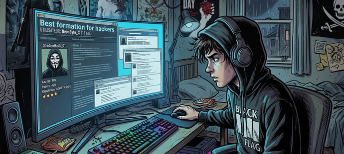 Immersion dans l'&eacute;cole du (cyber)crime&nbsp;: comment les a&icirc;n&eacute;s forment les plus jeunes au hacking dans le darknet