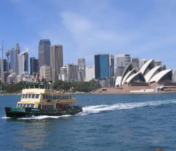 une vue de sydney.