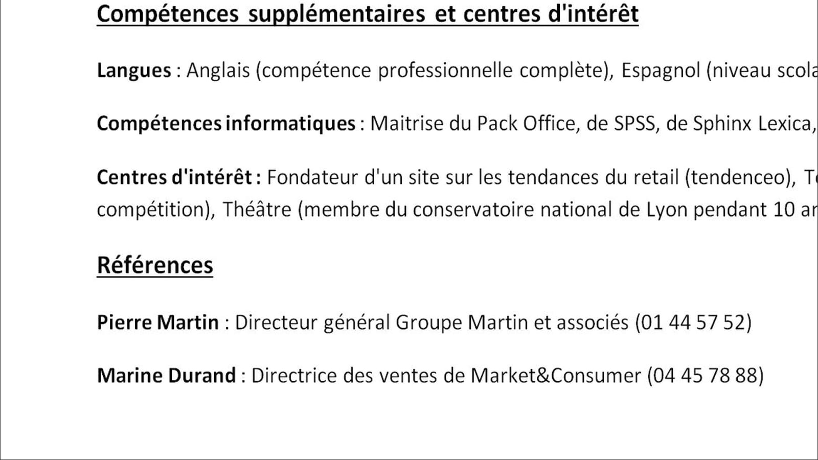 Références