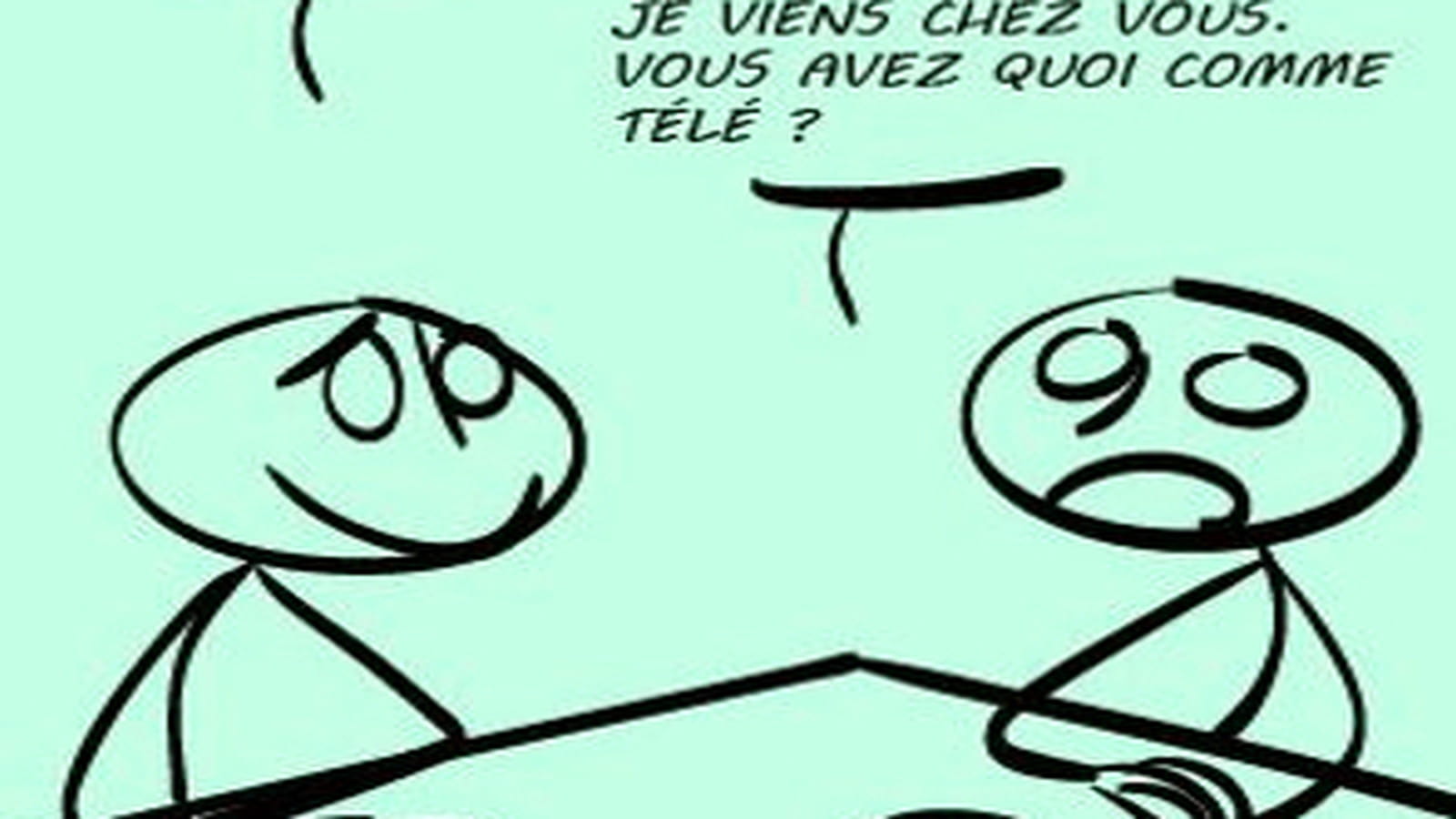 La télé en panne